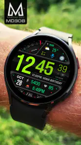 MD308 Digital watch face screenshot