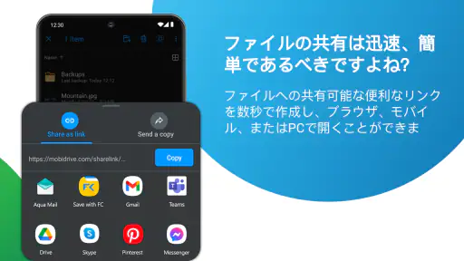 MobiDrive: クラウドストレージ & 同期 screenshot