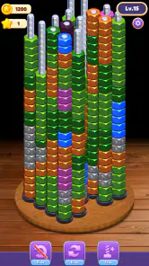 Nut Stack:Sort Puzzle screenshot