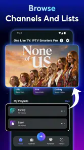 One Live TV: IPTV Smarters Pro screenshot