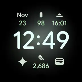 Pixel Watch Face screenshot