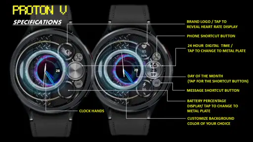 Proton V Wear OS screenshot