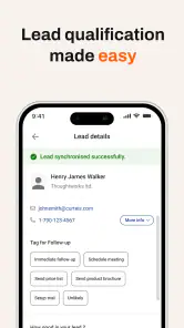 RX Lead Manager App screenshot