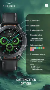 S4U Phoenix Luxury Watch Face screenshot