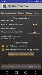 SD Card Test Pro screenshot