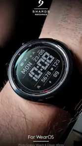 SH092 Watch Face, WearOS watch screenshot