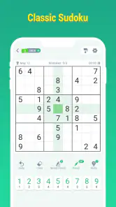 Sudoku screenshot