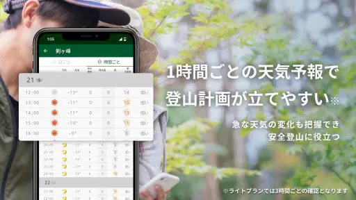 tenki.jp 登山天気 山の天気予報専門の登山アプリ screenshot