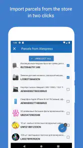 Track your parcels - 1Track screenshot