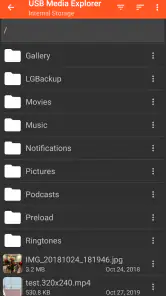 USB Media Explorer screenshot