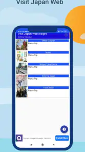 Visit Japan Web Info screenshot
