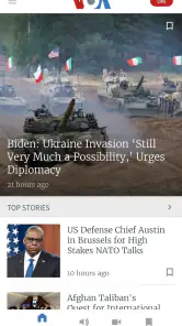 VOA News screenshot