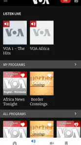 VOA News screenshot