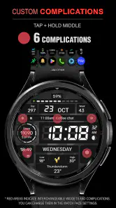 WFP 129 Military watch face screenshot