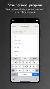 WIDEX ALLURE screenshot