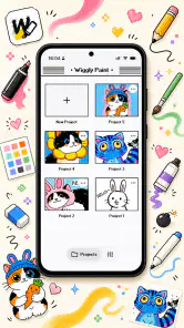 WigglyPaint - Cute Pixel Paint screenshot