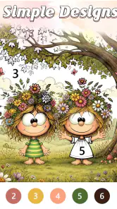 Wonder Tales Coloring Book screenshot
