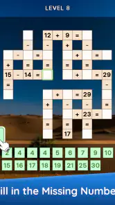 Zen Math Crossword screenshot