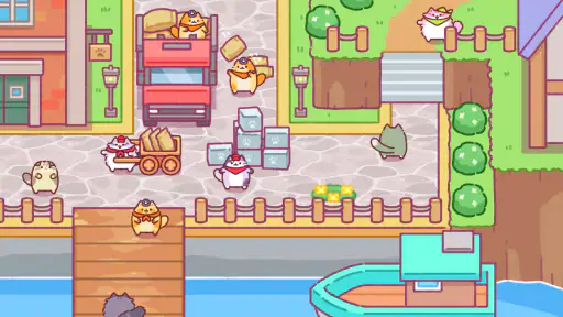 ねこタウン：かわいい放置型農場育成ゲーム screenshot