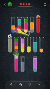 ウォーターソート：パズルゲーム screenshot