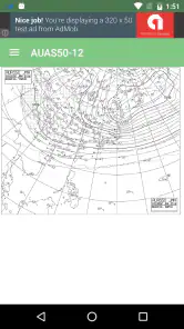 カラー天気図 screenshot