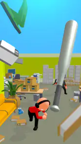 クレイジーなオフィス - スラップ＆スマッシュゲーム screenshot