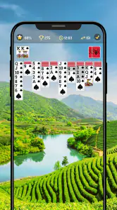 スパイダーソリティ Solitaire アカードゲーム screenshot