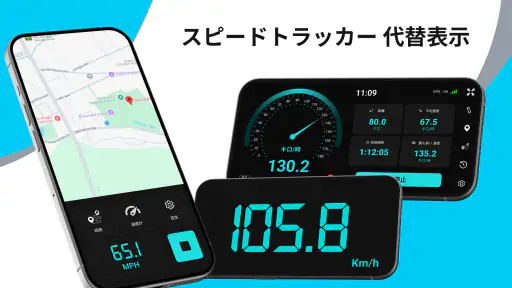 スピードメーター (Speedometer) 速度計測アプリ screenshot