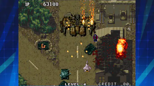 ソニックウィングス2 アケアカNEOGEO screenshot