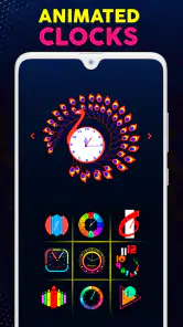 デジタル時計壁紙 | ホーム画面 | ロック画面 screenshot