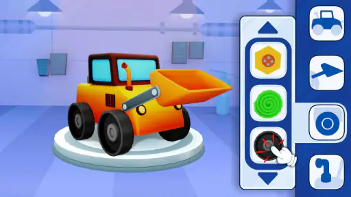 トラックと掘削機を使った子供向けブルドーザー建設ゲーム screenshot