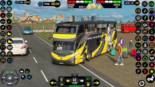 バス シミュレーター コーチ バス ゲーム screenshot