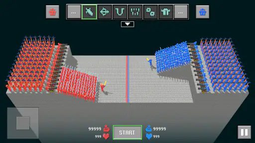 ブロック状のラグドールの戦い screenshot