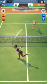 プロテニス対戦：マルチプレイヤーゲーム screenshot
