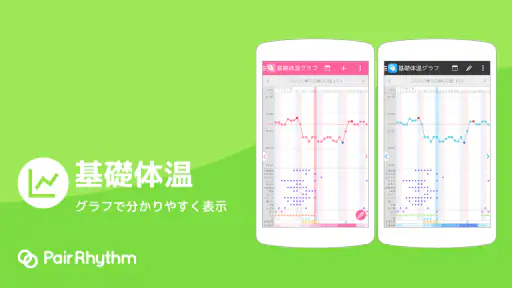 ペアリズムＷ　生理日予測アプリ：妊活（妊娠）、避妊、基礎体温 screenshot