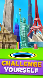 ホールクラフト:食べて大きくなるゲーム HoleCraft screenshot