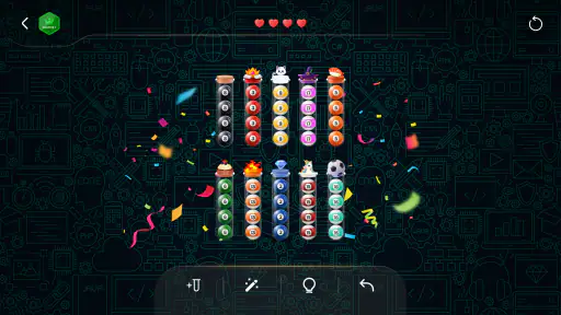 ボールソート：パズルゲーム screenshot