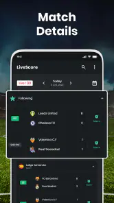 ライブスコア :  試合のリマインダー screenshot