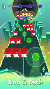 ランニングボール: ミュージックカラーダンス screenshot