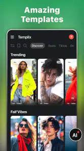 リール＆ビデオエディター - Templix screenshot