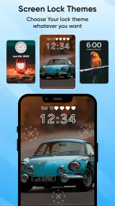 ロック画面をタッチ 写真をタッチ screenshot