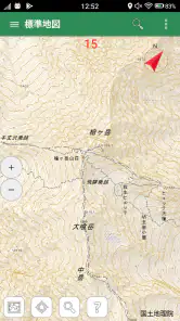 地理院地図 screenshot