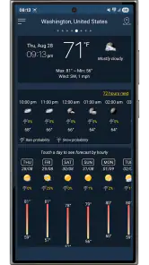 天気 – 正確な予報 screenshot