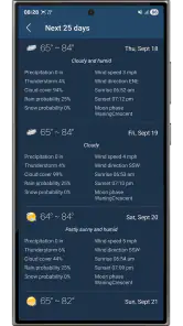 天気 – 正確な予報 screenshot