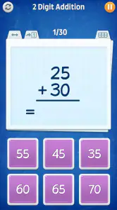 数学ゲーム - たし算、ひき算、かけ算、わり算 screenshot