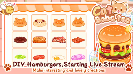 猫のタピオカティー: Boba Tea ASMR食べ物ゲーム screenshot