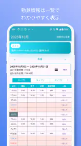 簡単入力「タイムシート」 screenshot