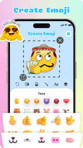 絵文字メーカー: DIY絵文字結合 screenshot