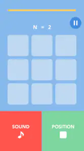 記憶力トレーニングの脳トレゲーム dual n-back screenshot