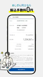 足利銀行アプリ screenshot